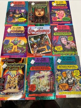 R.L. Stine Goosebumps Kids Book Set - Assorted Color Covers